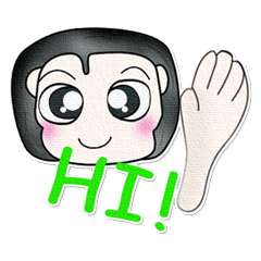 [LINEスタンプ] Mr. Kentaro. Hi！