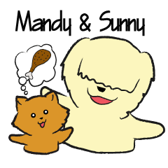 [LINEスタンプ] Mandy ＆ Sunny