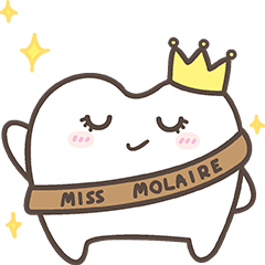 [LINEスタンプ] The cutie molar (English ver.)