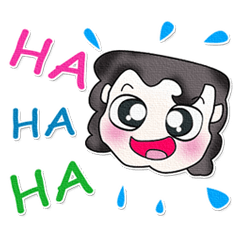 [LINEスタンプ] Mr. Yamada. Ha Ha Ha！ ^_^