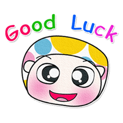 [LINEスタンプ] Mr. Hatoru. Good luck.^_^