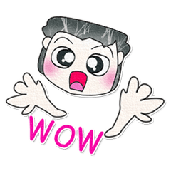 [LINEスタンプ] Mr. Hayato.Wow！