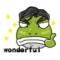 [LINEスタンプ] Cunning frog expression diagram IV