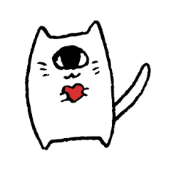 [LINEスタンプ] ひとつめにゃんこの日常