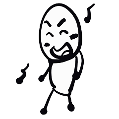 [LINEスタンプ] po po egg head