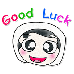 [LINEスタンプ] Mr. Isamu. Good Luck！