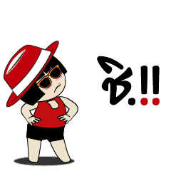 [LINEスタンプ] jeed jaad x2