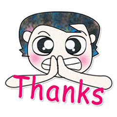 [LINEスタンプ] Mr. Katsuro. ^___^ Thanks！！