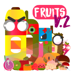 [LINEスタンプ] Fruits Vegetables : Befriended