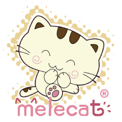 [LINEスタンプ] Melecat Part No.1 - Daily Language