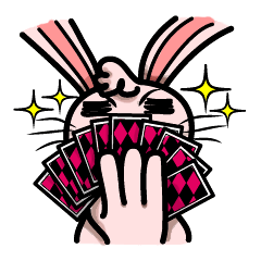 [LINEスタンプ] Rabbit The Magician and his Partners