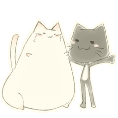 [LINEスタンプ] Cute and warm cat