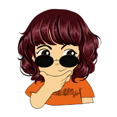 [LINEスタンプ] About Candice