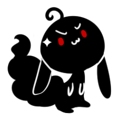 [LINEスタンプ] The daily of INK Rabbit