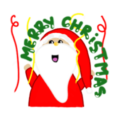 [LINEスタンプ] Santa Claus and Angry Gingerbread cookie