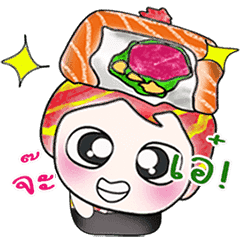 [LINEスタンプ] Mr. Yoshi. Love Sushi. ^_^！！！