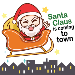 [LINEスタンプ] Santa Claus is coming