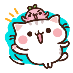 [LINEスタンプ] Dollmei Cats (Sayei ＆ Lube 1)