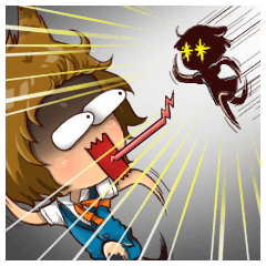 [LINEスタンプ] MIAO TE LIEH ＆ MIEH MIEH - Crazy lovers