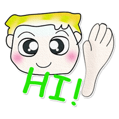 [LINEスタンプ] Mr. Haruto. Hi！^___^