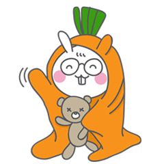 [LINEスタンプ] Miki the Chubby Bunny 2