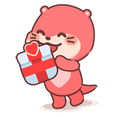 [LINEスタンプ] Dori the happy Otter