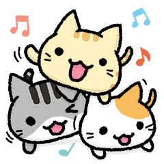 [LINEスタンプ] ましゅまろ～ニャンコ♪