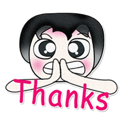 [LINEスタンプ] Mr. Rika. Thanks！！