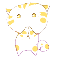 [LINEスタンプ] Puffs cat