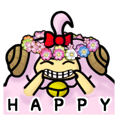 [LINEスタンプ] Happy sheep(party)