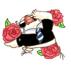 [LINEスタンプ] Niaoshiduo- About Love And Java Sparrows