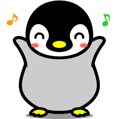 [LINEスタンプ] 動く可愛い子ペンギン2