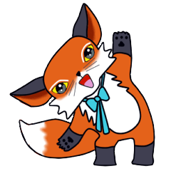 [LINEスタンプ] Little orange Fox