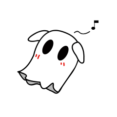 [LINEスタンプ] U02 Ghost Rabbit