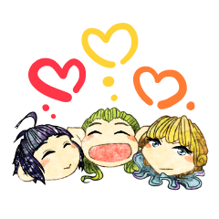 [LINEスタンプ] colorful mood