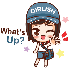 [LINEスタンプ] girlishbag