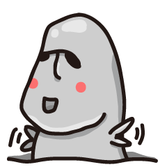 [LINEスタンプ] New MOAI FATTY BABY