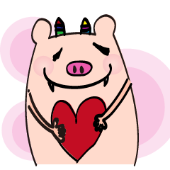 [LINEスタンプ] Piggy Strange's Daily