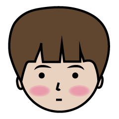 [LINEスタンプ] little boy with a great day