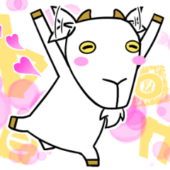 [LINEスタンプ] やぎ男 be-on