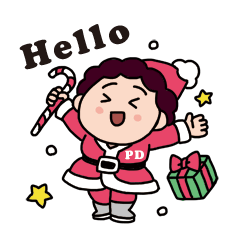 [LINEスタンプ] AME'S Merry Christmas