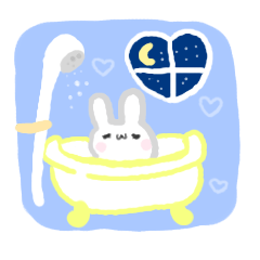 [LINEスタンプ] もちうさちゃん！