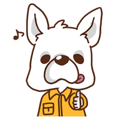 [LINEスタンプ] フレンチブルドッグの鈑金職人