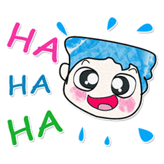 [LINEスタンプ] Ha Ha Ha！！ My name is Hikaru.^^