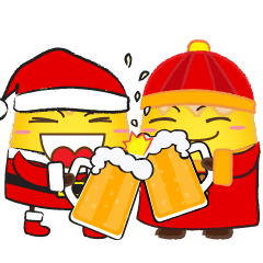 [LINEスタンプ] DimsumMan xmas ＆ CNY