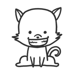 [LINEスタンプ] Kaiwan, The happy dog