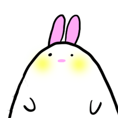 [LINEスタンプ] You May Love This Cute Rabbit