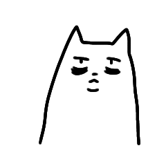 [LINEスタンプ] 疲れ気味の猫