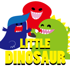 [LINEスタンプ] Little Dinosaursの画像（メイン）