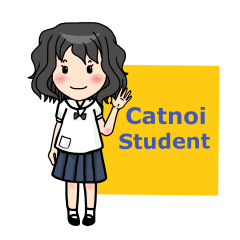 [LINEスタンプ] catnoi studentの画像（メイン）